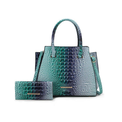 Miriam Croc Tote Bag and Set by MKF Collection by Mia K.