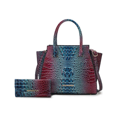 Miriam Croc Tote Bag and Set by MKF Collection by Mia K.