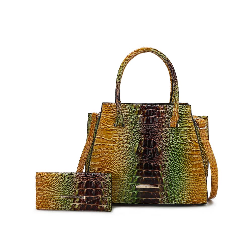 Miriam Croc Tote Bag and Set by MKF Collection by Mia K.