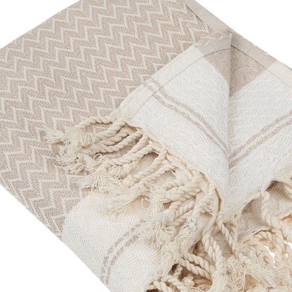 Mevly Peshtemal Cotton Peshtemal Throw Blanket by La'Hammam