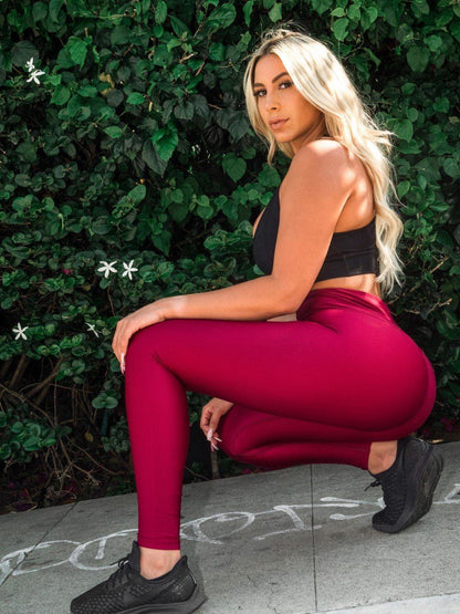 Original Leggings | CRANBERRY by Obsession Shapewear