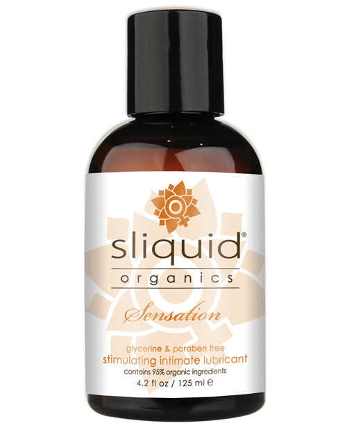 Sliquid Organics Sensation Lubricant - 4.2 oz by Fearless Play