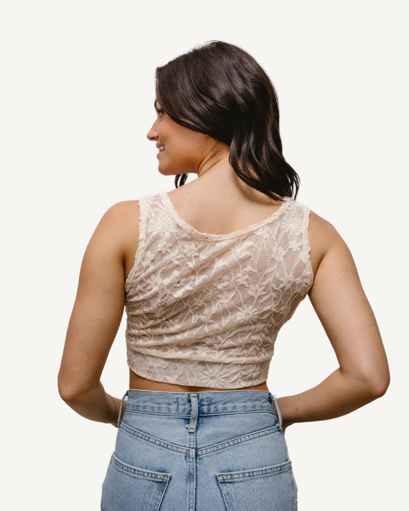 Full Lace Tank by HALFTEE Layering Fashions