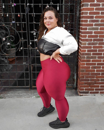 Original Leggings | CRANBERRY by Obsession Shapewear