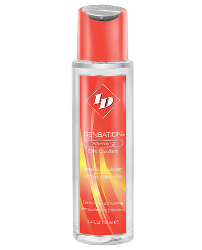 ID Sensation Waterbased Warming Lubricant - 4.4 oz Flip Cap Bottle by Fearless Play