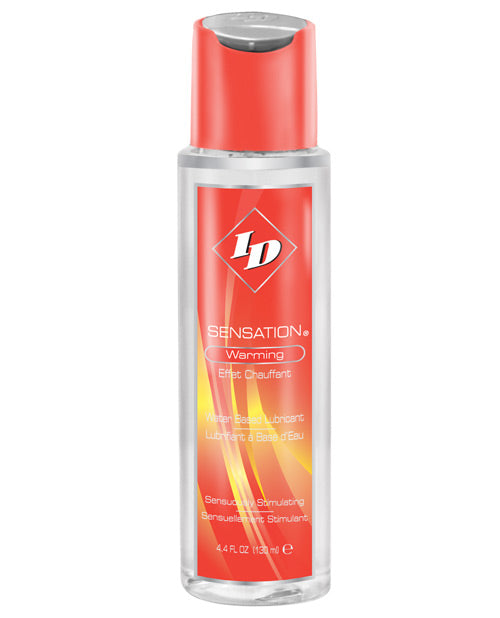 ID Sensation Waterbased Warming Lubricant - 4.4 oz Flip Cap Bottle by Fearless Play