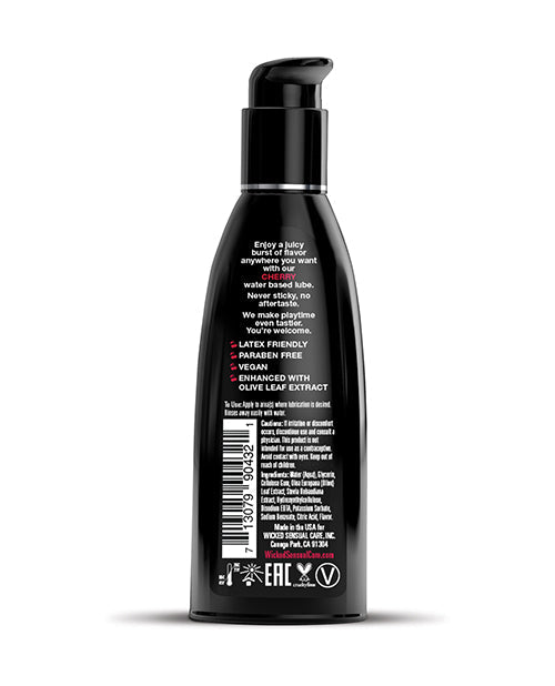 Fearless Play - Wicked Sensual Care Water Based Lubricant Cherry 2oz.