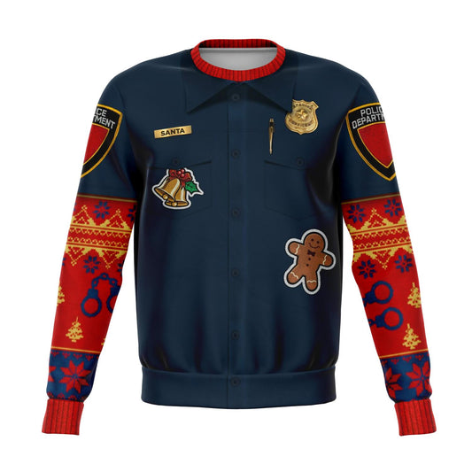 Ugly Police Navidad Christmas Sweatshirt by KoultureKanvas