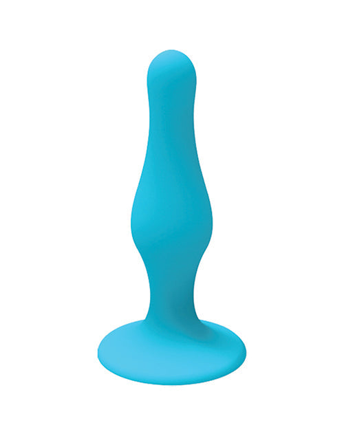 Nobu Rainbow Large Silicone Plug - Blue by Fearless Play