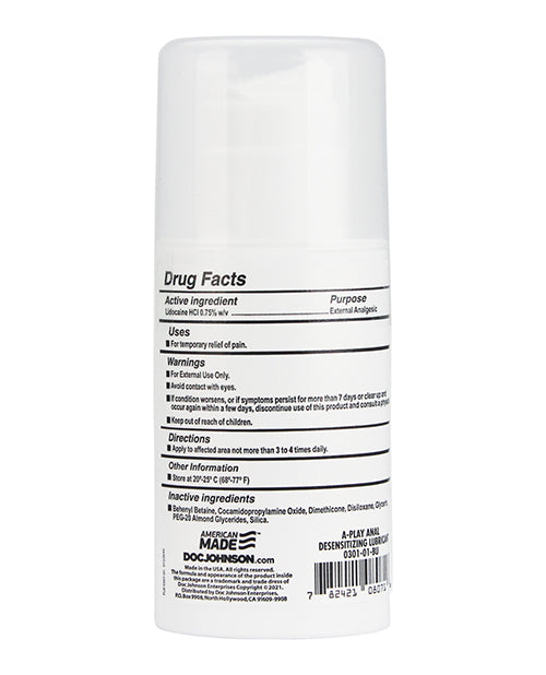 Fearless play Anal Desensitizing Gel 3.4 oz