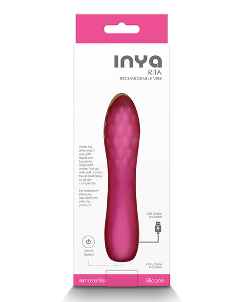 INYA Rita Rechargeable Vibrator - Pink by Fearless Play