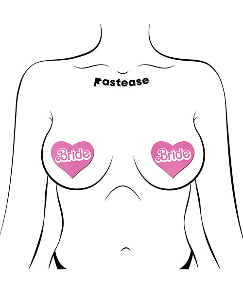 Pastease Premium Bride Heart - Pink O/S by Fearless Play