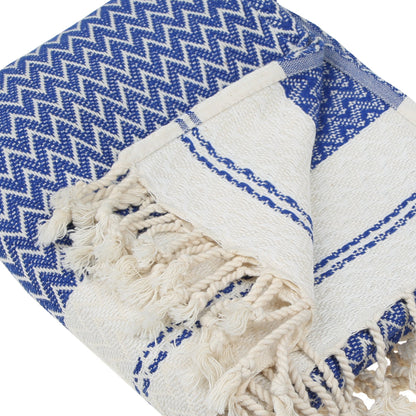 Mevly Peshtemal Cotton Peshtemal Throw Blanket by La'Hammam