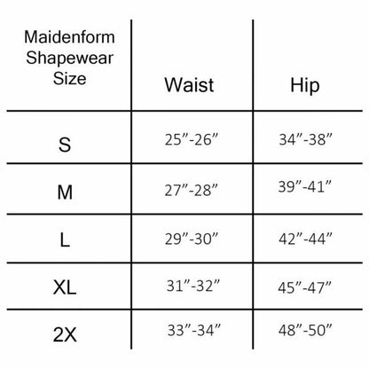 Maidenform Women’s Cool Comfort Smooths Shapewear by Infinite Basics