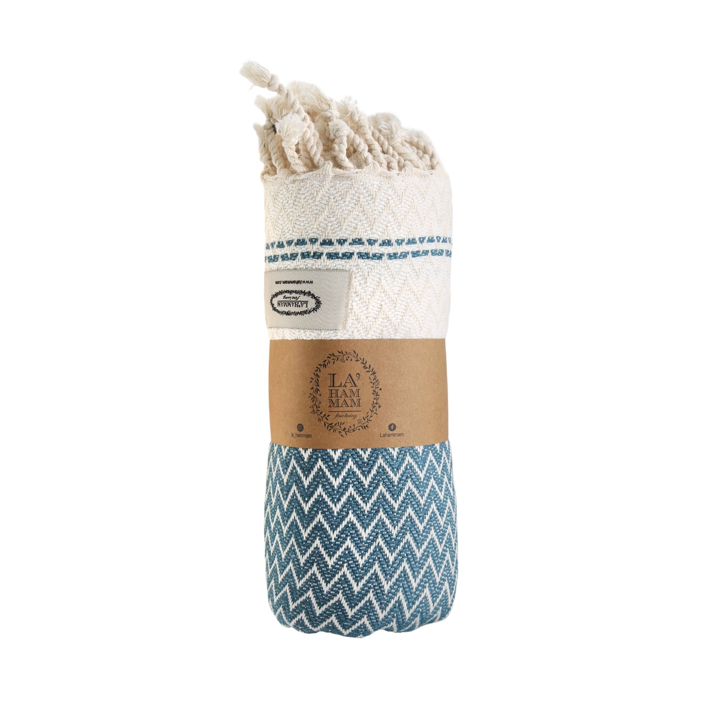 Mevly Peshtemal Cotton Peshtemal Throw Blanket by La'Hammam