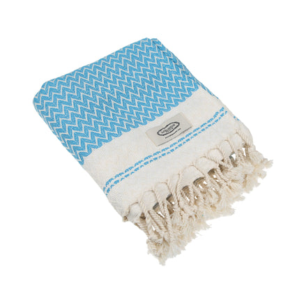 Mevly Peshtemal Cotton Peshtemal Throw Blanket by La'Hammam