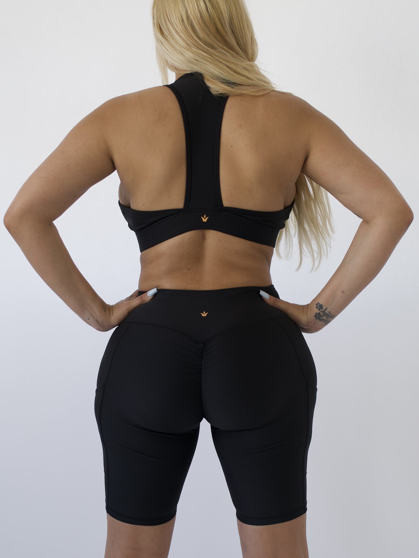 Pristine Pocket Biker Shorts | CLASSIC BLACK by Obsession Shapewear