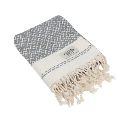 Mevly Peshtemal Cotton Peshtemal Throw Blanket by La'Hammam