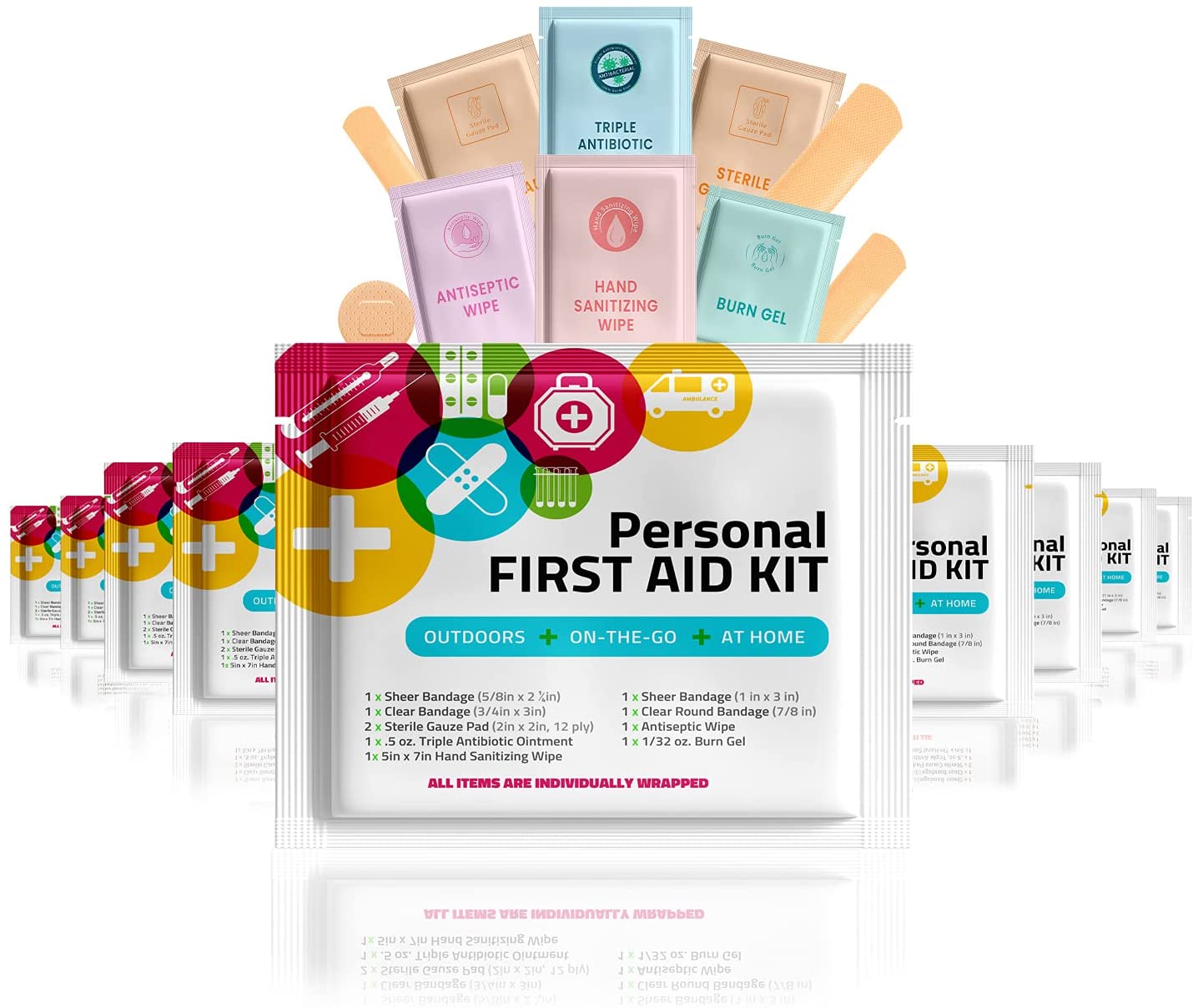 Portable Travel Size First Aid Kit - 10 Pack by Skincareheaven