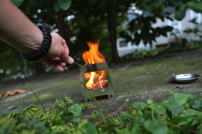 Portable Mini Foldable Wood Burning Survival Stove by Quick Survive