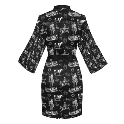 Ranch Life Women's Lounge Kimono Robe by Baha Ranch Western Wear