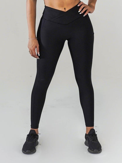 Pristine Pocket Leggings | CLASSIC BLACK by Obsession Shapewear