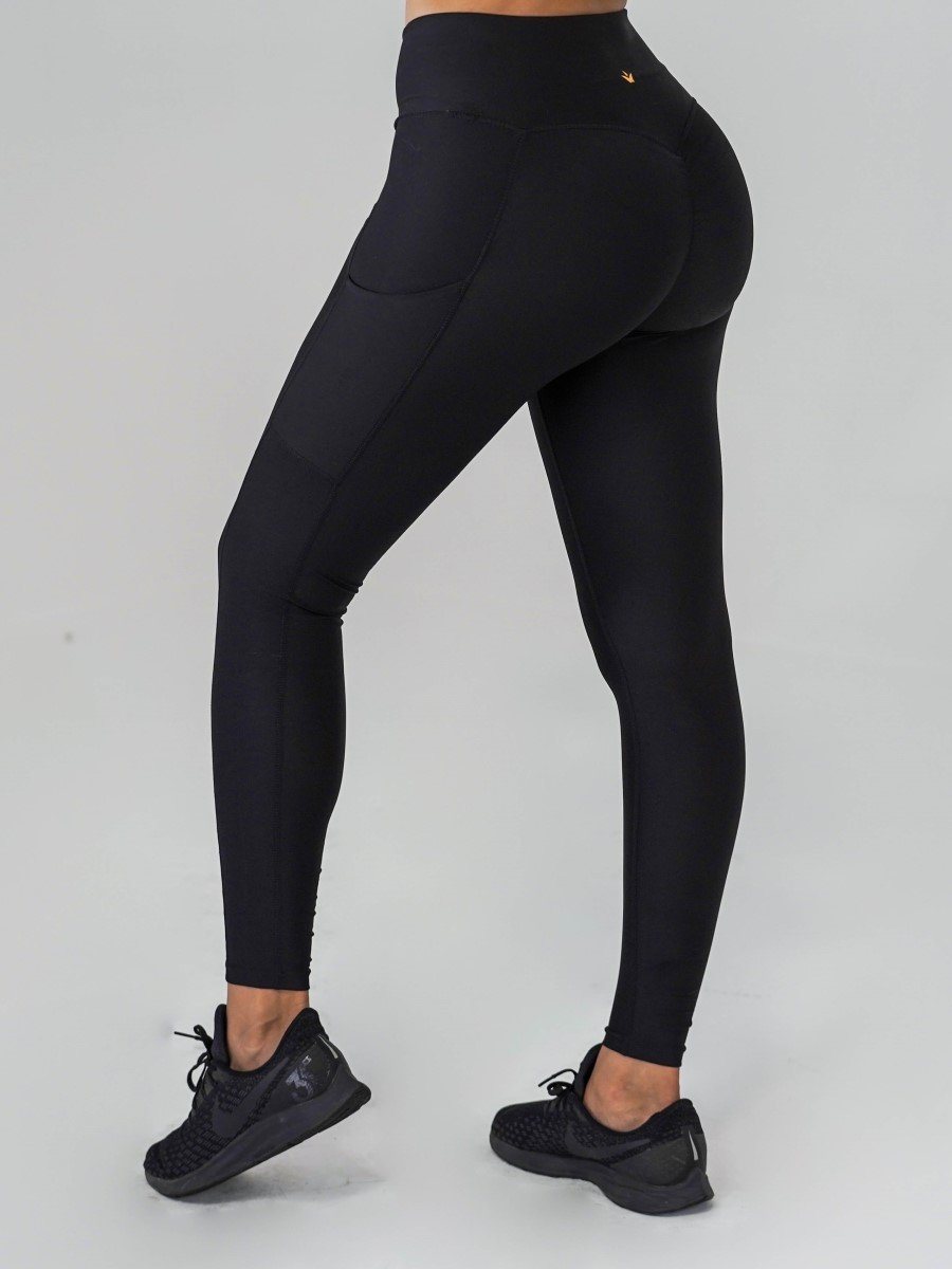 Pristine Pocket Leggings | CLASSIC BLACK by Obsession Shapewear