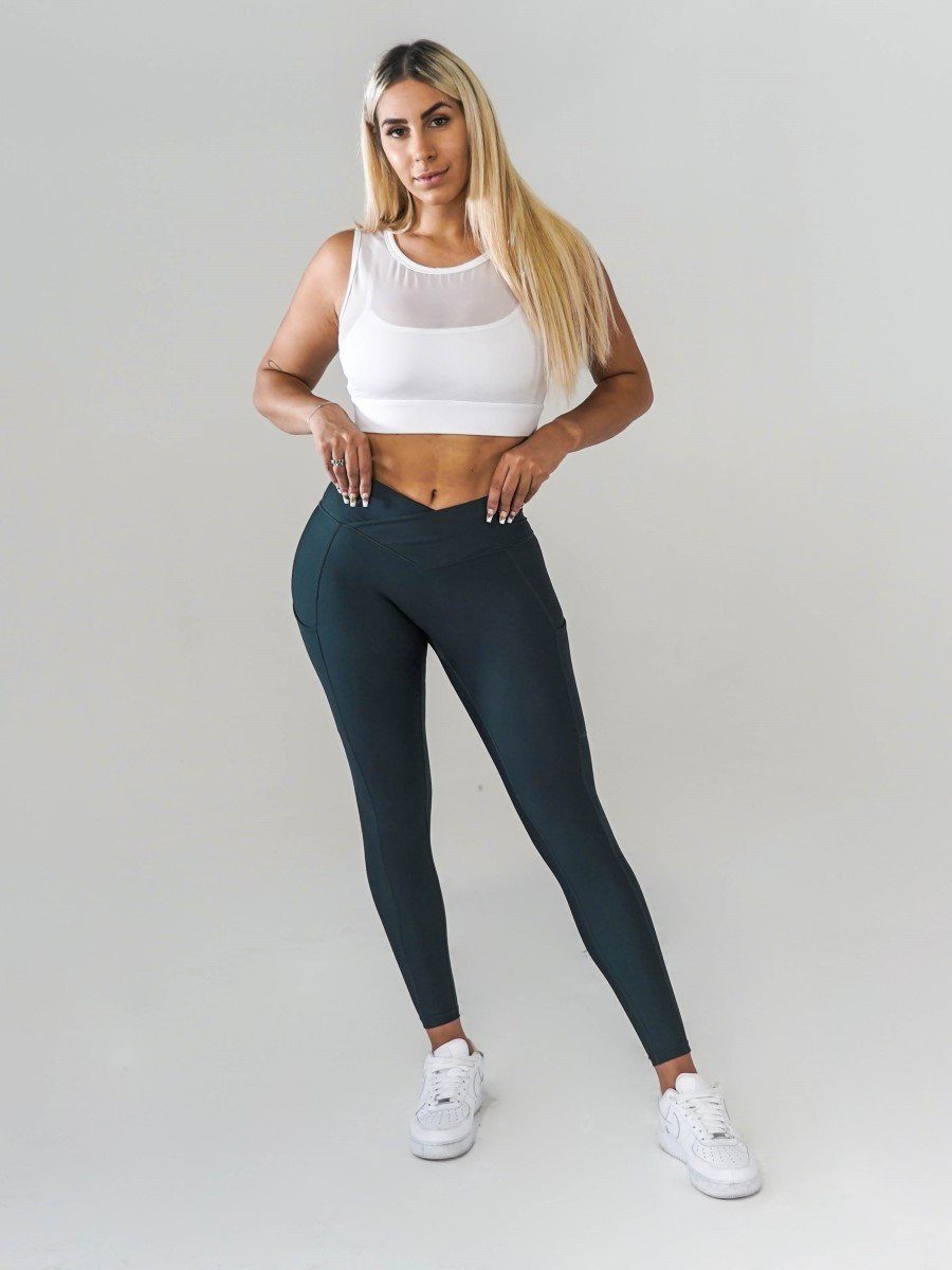 Pristine Pocket Leggings | SLATE by Obsession Shapewear