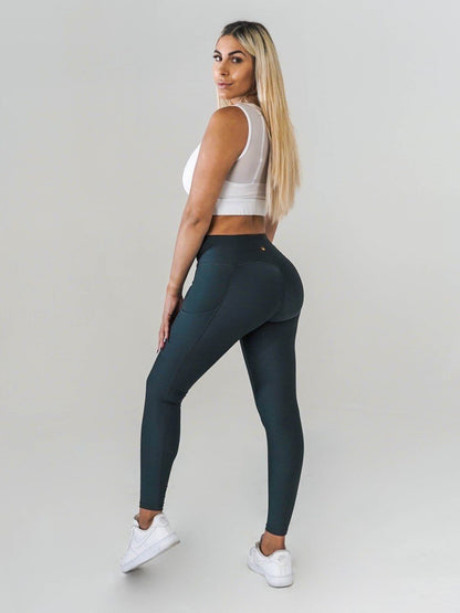 Pristine Pocket Leggings | SLATE by Obsession Shapewear