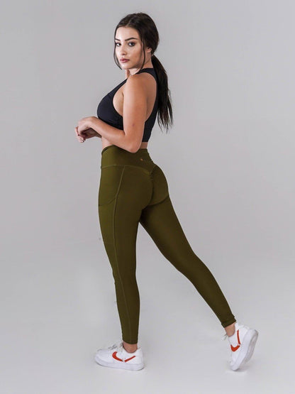 Pocket Leggings | OLIVE by Obsession Shapewear