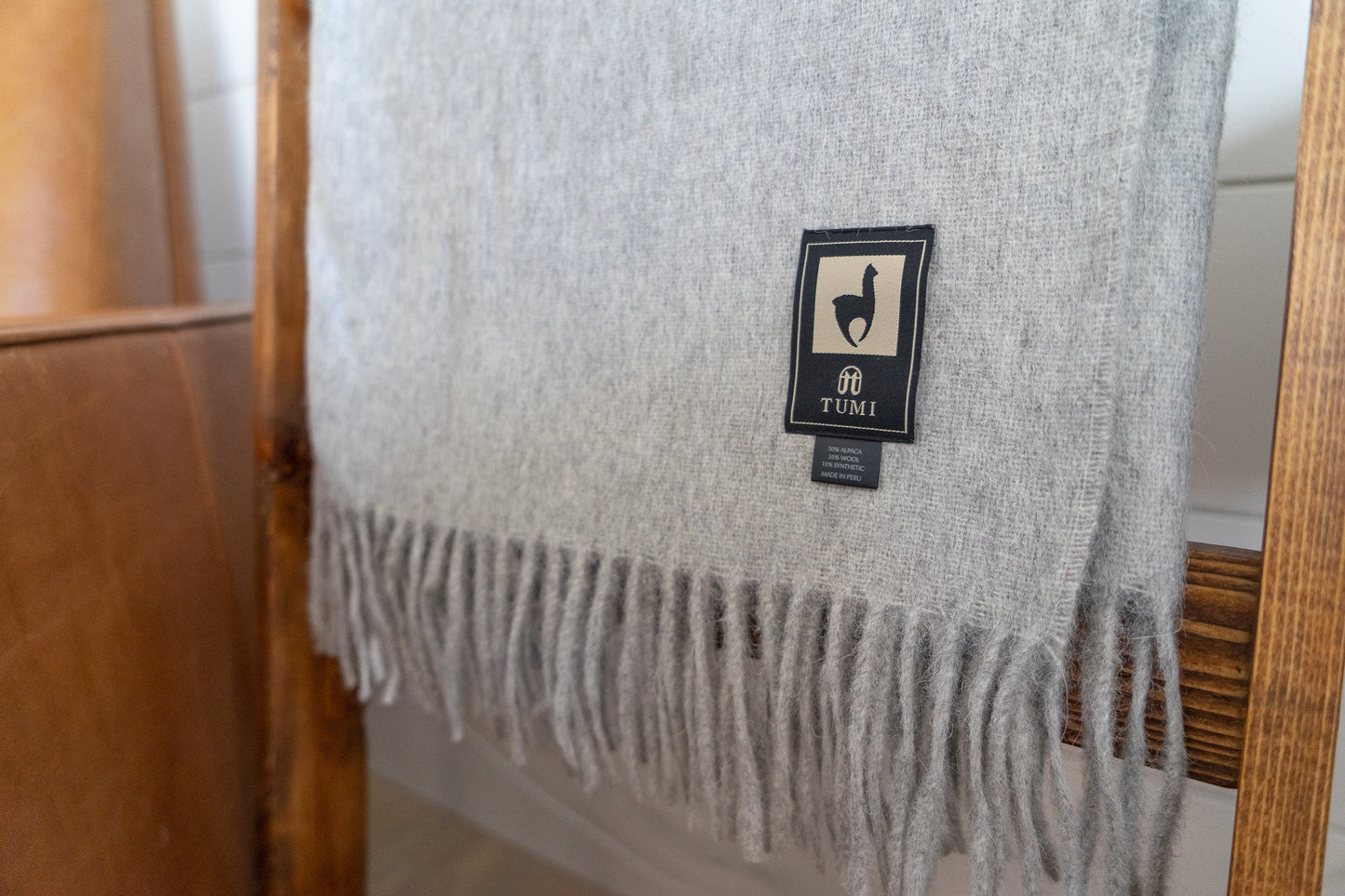 Alpaca Wool Throw Blanket - Solid Colors by Alpaca Threadz