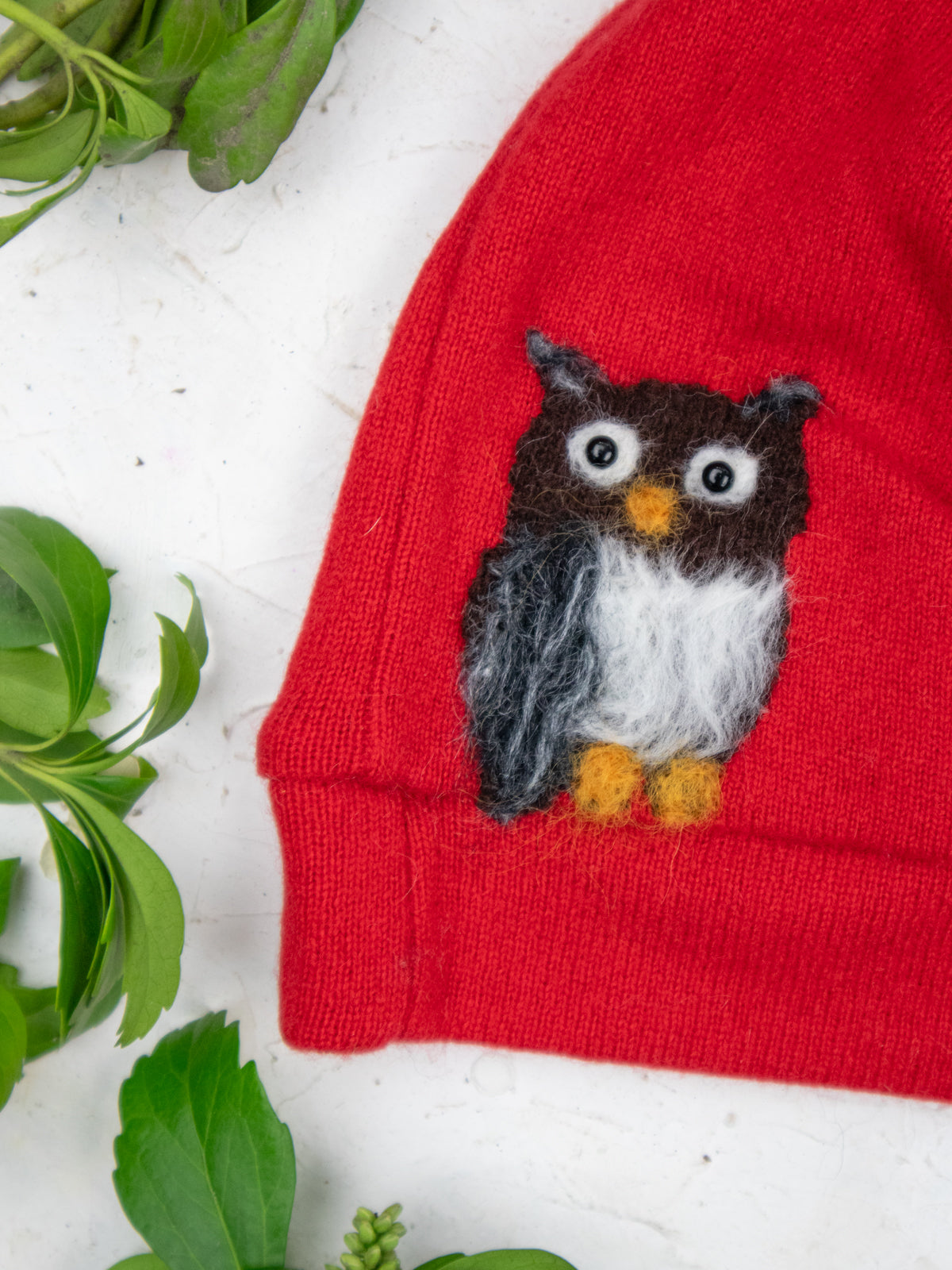 Owl Cashmere Hat - Adult/Big Kid by Ash & Rose