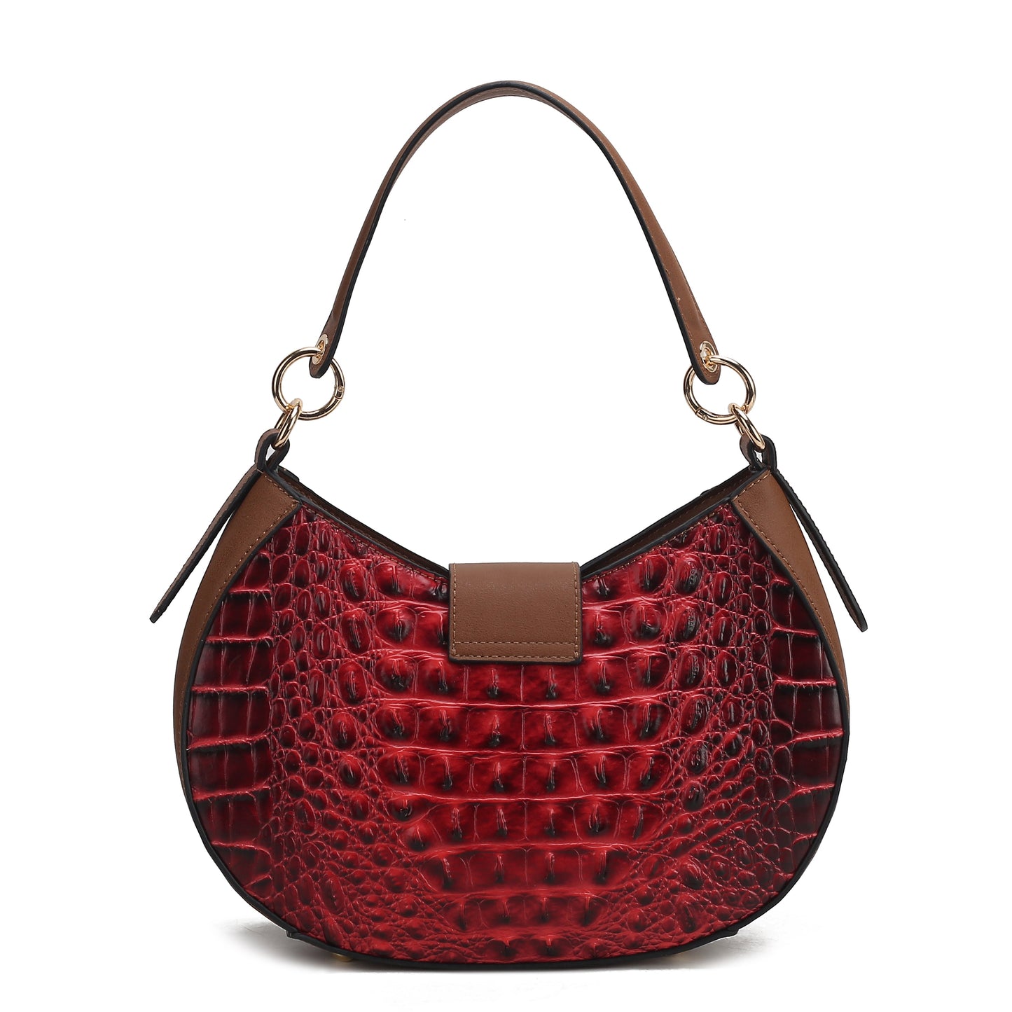 Jain Croc-Embossed Shoulder Bag by MKF Collection by Mia K.