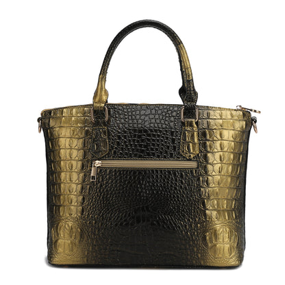 Liora Croc-Embossed Tote Bag and Set by MKF Collection by Mia K.