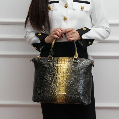 Liora Croc-Embossed Tote Bag and Set by MKF Collection by Mia K.