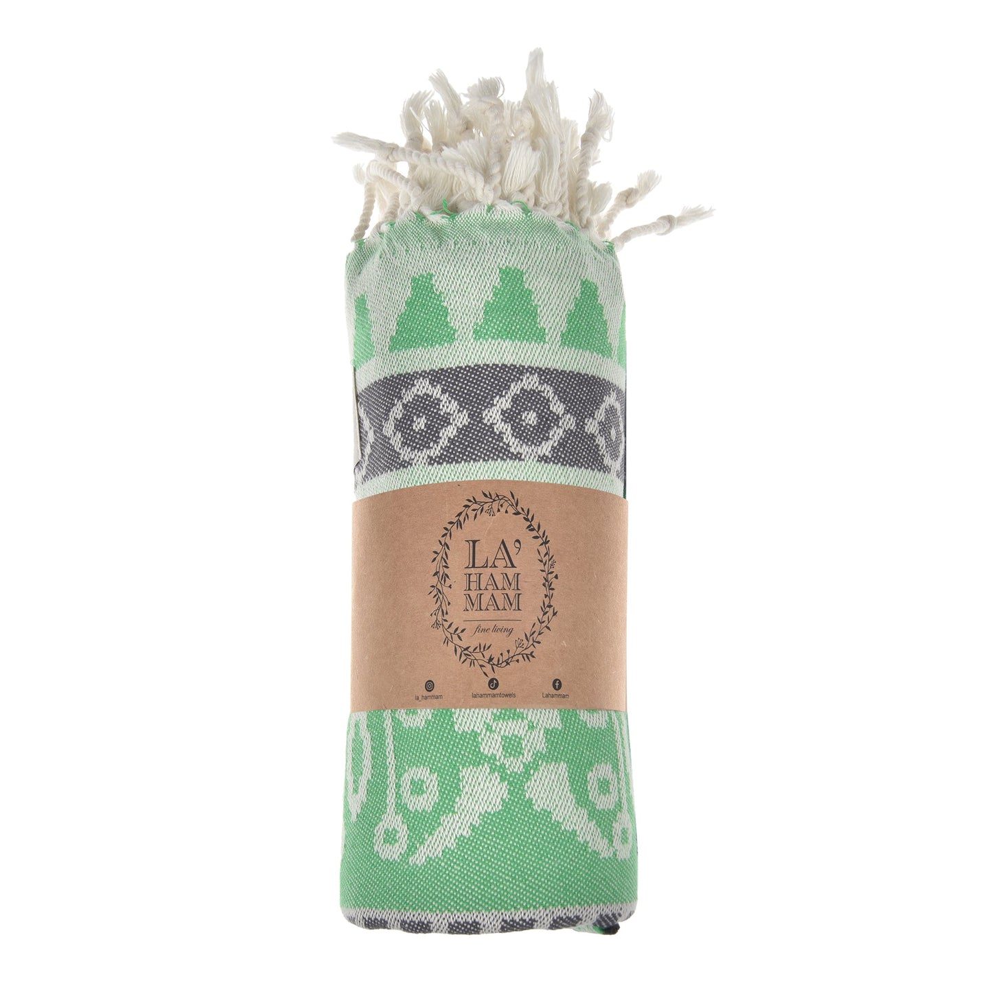 Exclusive Seljuk Peshtemal Pure Cotton Throw Blanket by La'Hammam