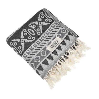 Exclusive Seljuk Peshtemal Pure Cotton Throw Blanket by La'Hammam