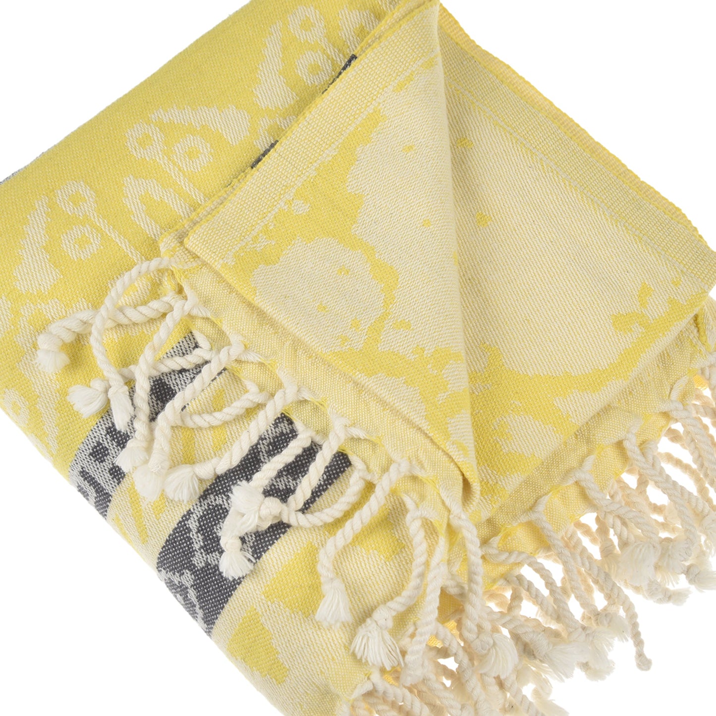 Exclusive Seljuk Peshtemal Pure Cotton Throw Blanket by La'Hammam