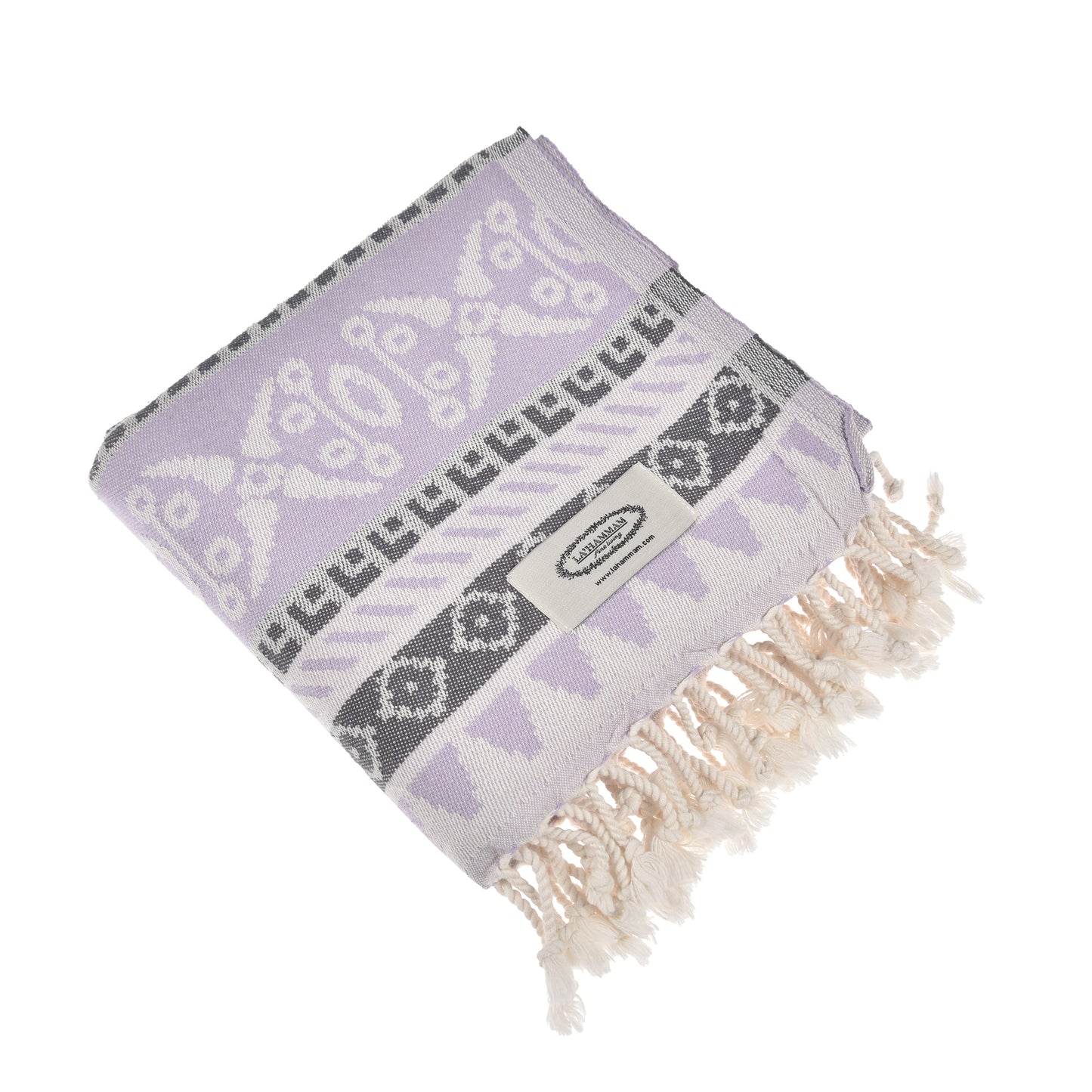 Exclusive Seljuk Peshtemal Pure Cotton Throw Blanket by La'Hammam