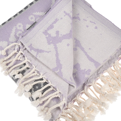 Exclusive Seljuk Peshtemal Pure Cotton Throw Blanket by La'Hammam