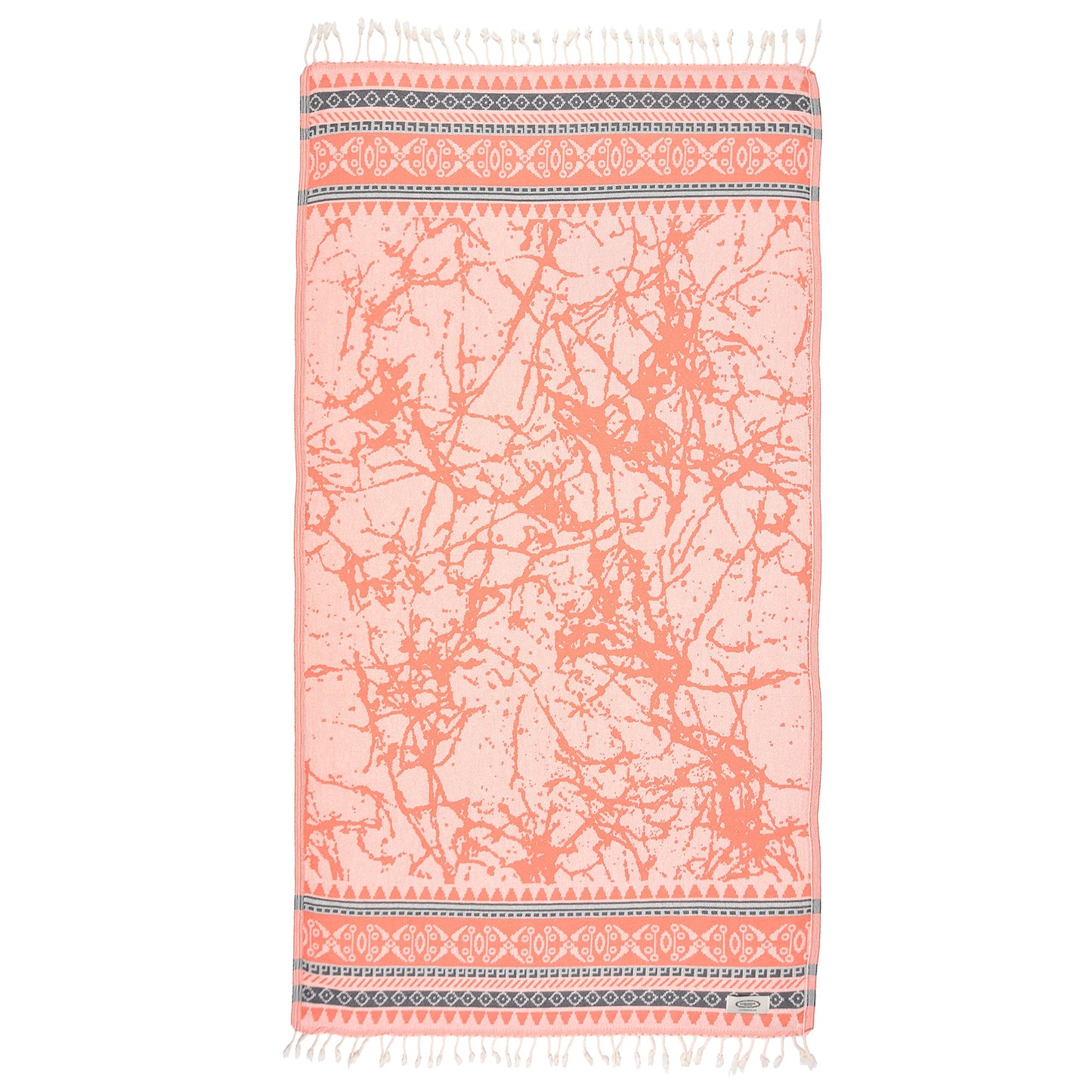 Exclusive Seljuk Peshtemal Pure Cotton Throw Blanket by La'Hammam