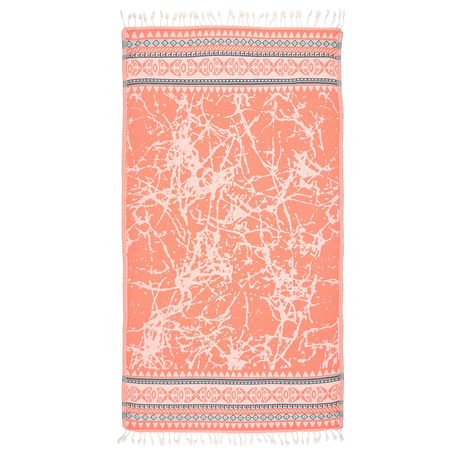 Exclusive Seljuk Peshtemal Pure Cotton Throw Blanket by La'Hammam