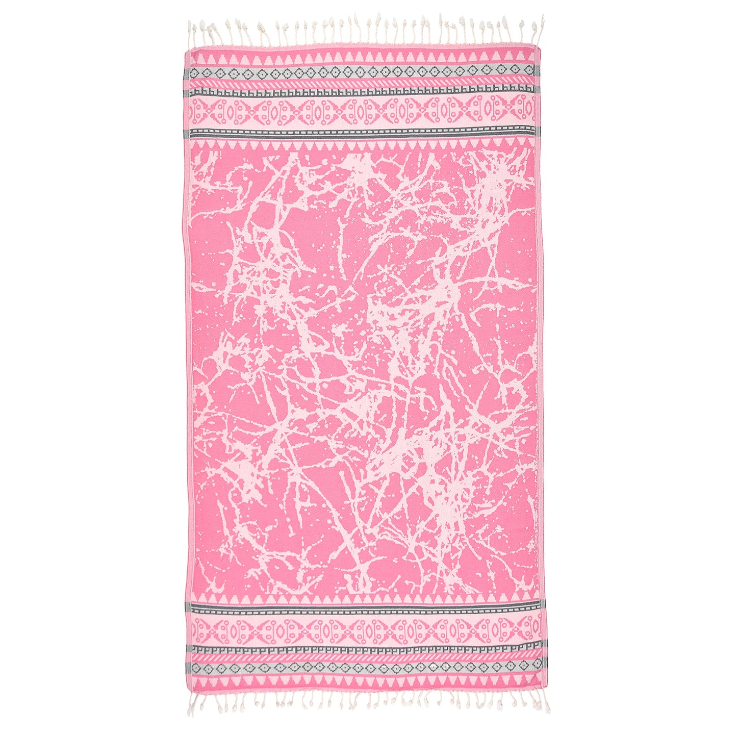 Exclusive Seljuk Peshtemal Pure Cotton Throw Blanket by La'Hammam