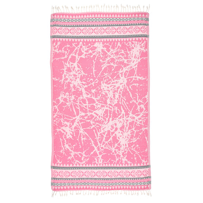 Exclusive Seljuk Peshtemal Pure Cotton Throw Blanket by La'Hammam