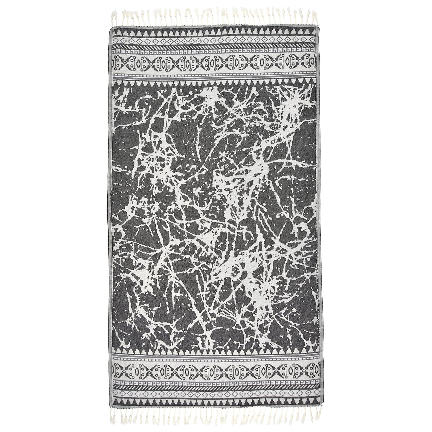 Exclusive Seljuk Peshtemal Pure Cotton Throw Blanket by La'Hammam