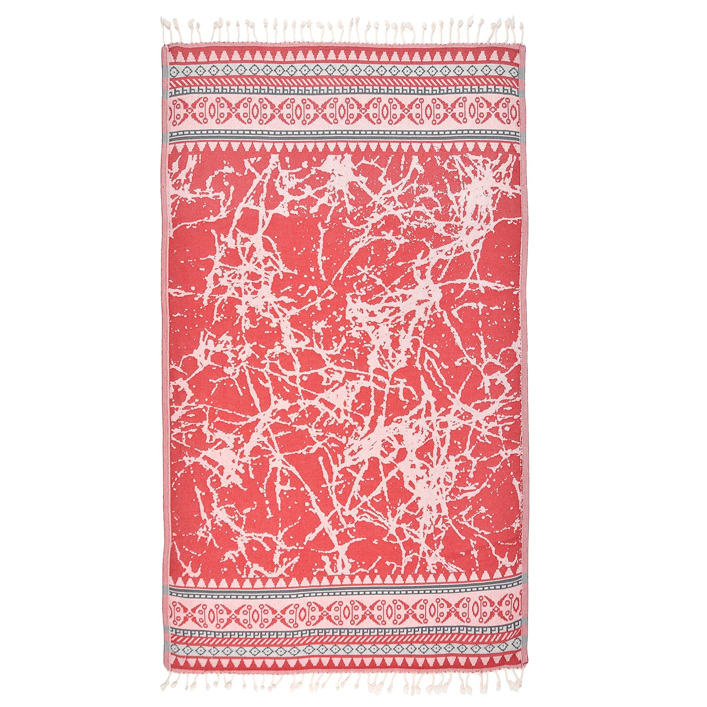 Exclusive Seljuk Peshtemal Pure Cotton Throw Blanket by La'Hammam