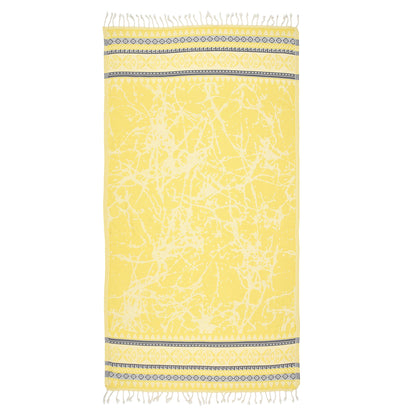 Exclusive Seljuk Peshtemal Pure Cotton Throw Blanket by La'Hammam