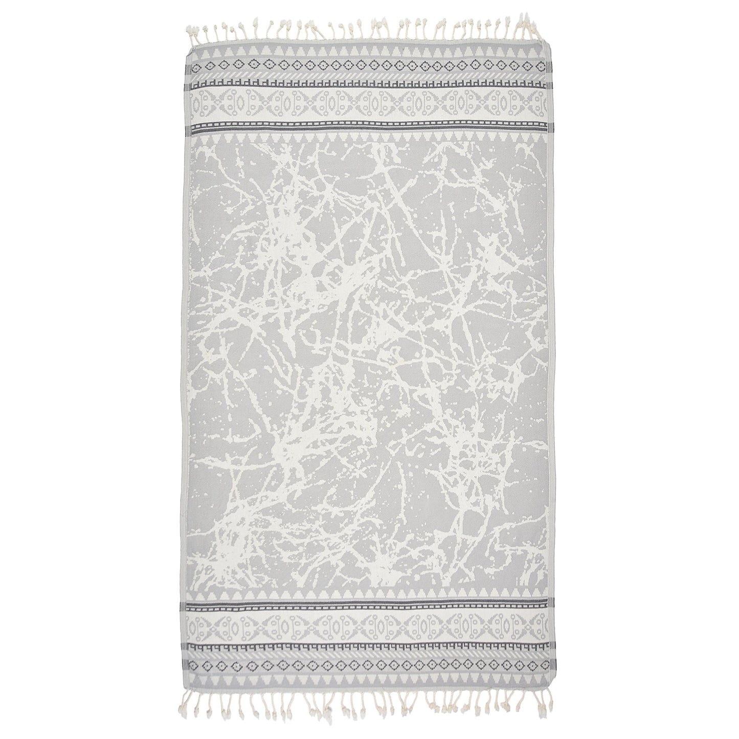 Exclusive Seljuk Peshtemal Pure Cotton Throw Blanket by La'Hammam