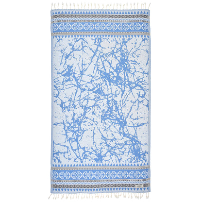 Exclusive Seljuk Peshtemal Pure Cotton Throw Blanket by La'Hammam