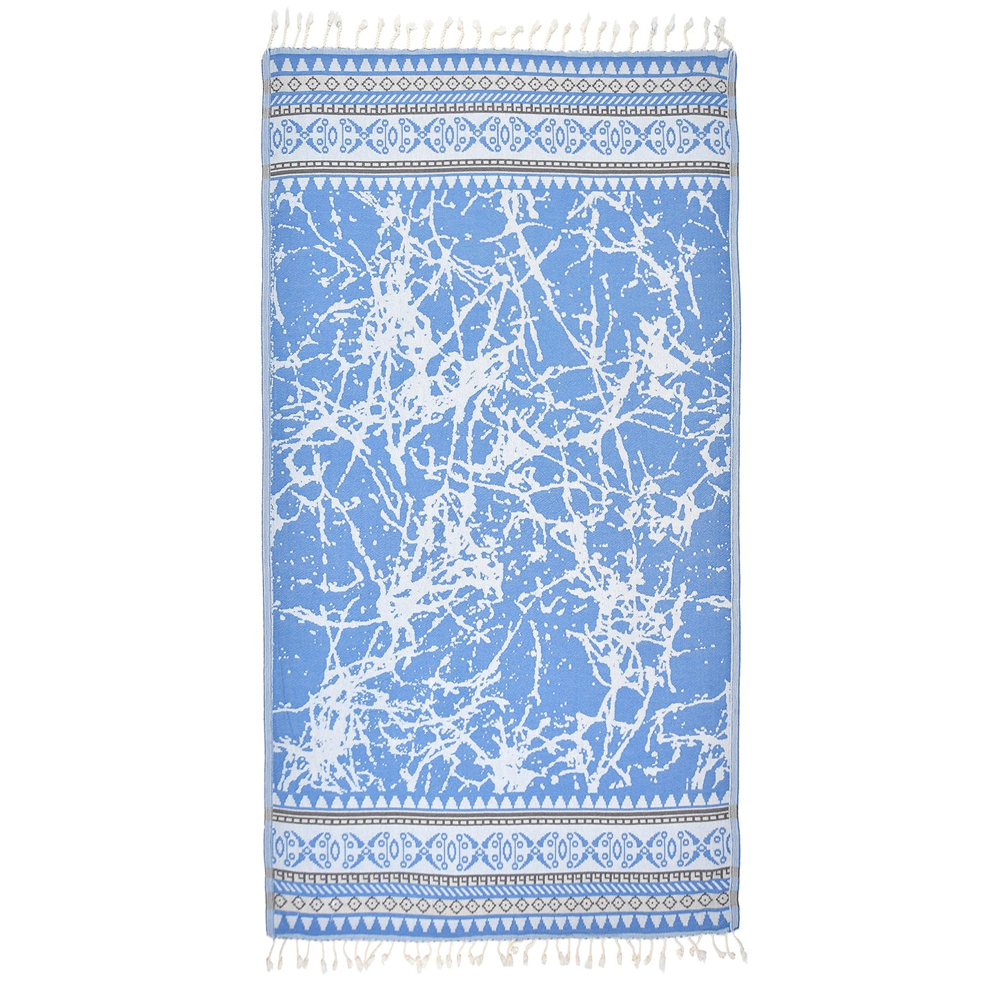 Exclusive Seljuk Peshtemal Pure Cotton Throw Blanket by La'Hammam